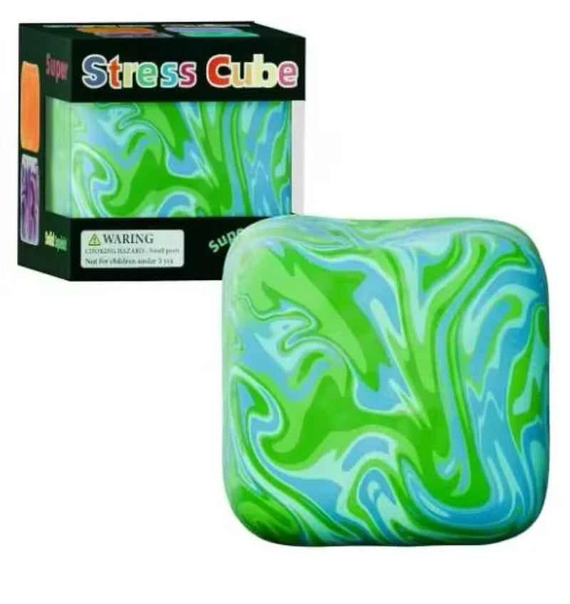 Schylling Nee Doh Nice Cube Nice-Sicle Sensory Toy, Stress Relief Squishy Squeeze Cube, Calming Fidget for ADHD & Focus