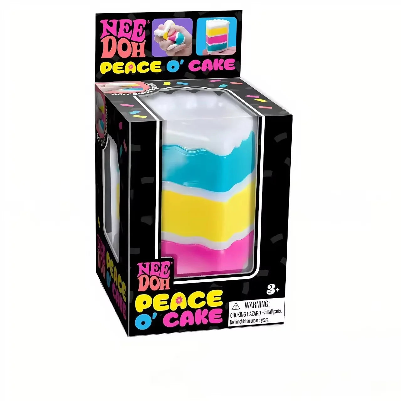 Schylling Nee Doh Nice Cube Nice-Sicle Sensory Toy, Stress Relief Squishy Squeeze Cube, Calming Fidget for ADHD & Focus