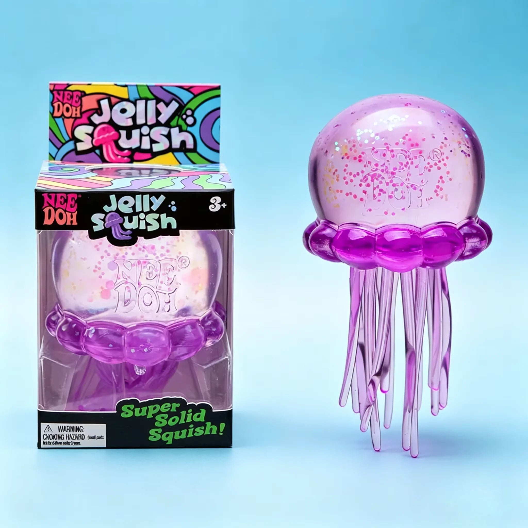 Schylling Nee Doh Nice Cube Nice-Sicle Sensory Toy, Stress Relief Squishy Squeeze Cube, Calming Fidget for ADHD & Focus