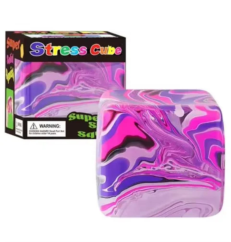 Schylling Nee Doh Nice Cube Nice-Sicle Sensory Toy, Stress Relief Squishy Squeeze Cube, Calming Fidget for ADHD & Focus