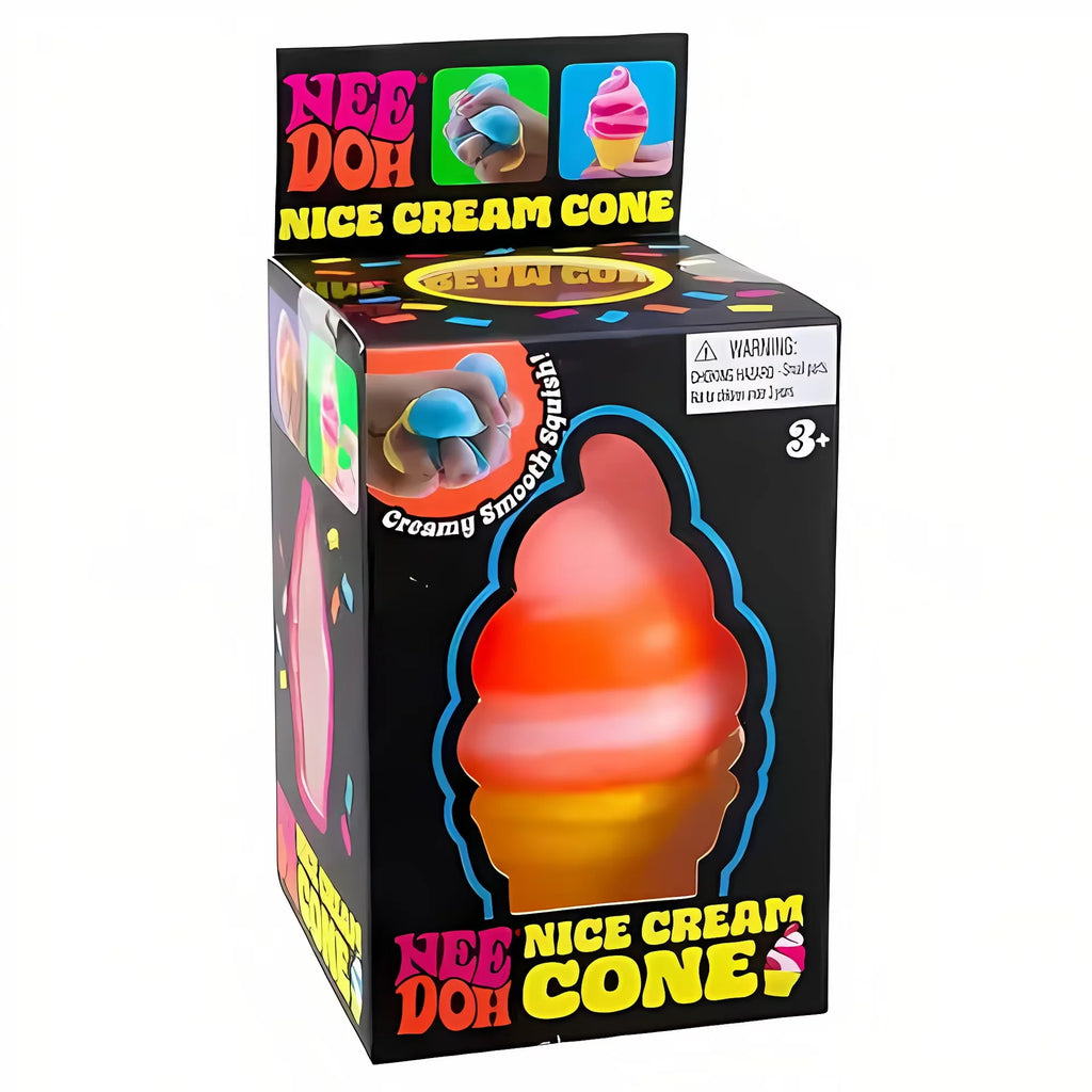 Schylling Nee Doh Nice Cube Nice-Sicle Sensory Toy, Stress Relief Squishy Squeeze Cube, Calming Fidget for ADHD & Focus