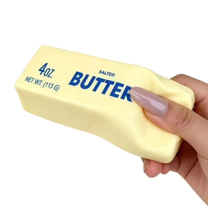 Squishy Butter Stick Fidget Toy Sticky Butter Stick Slow Rebound Stress Ball Squeeze Toy Anti-Stress Sensory Toy for Adults