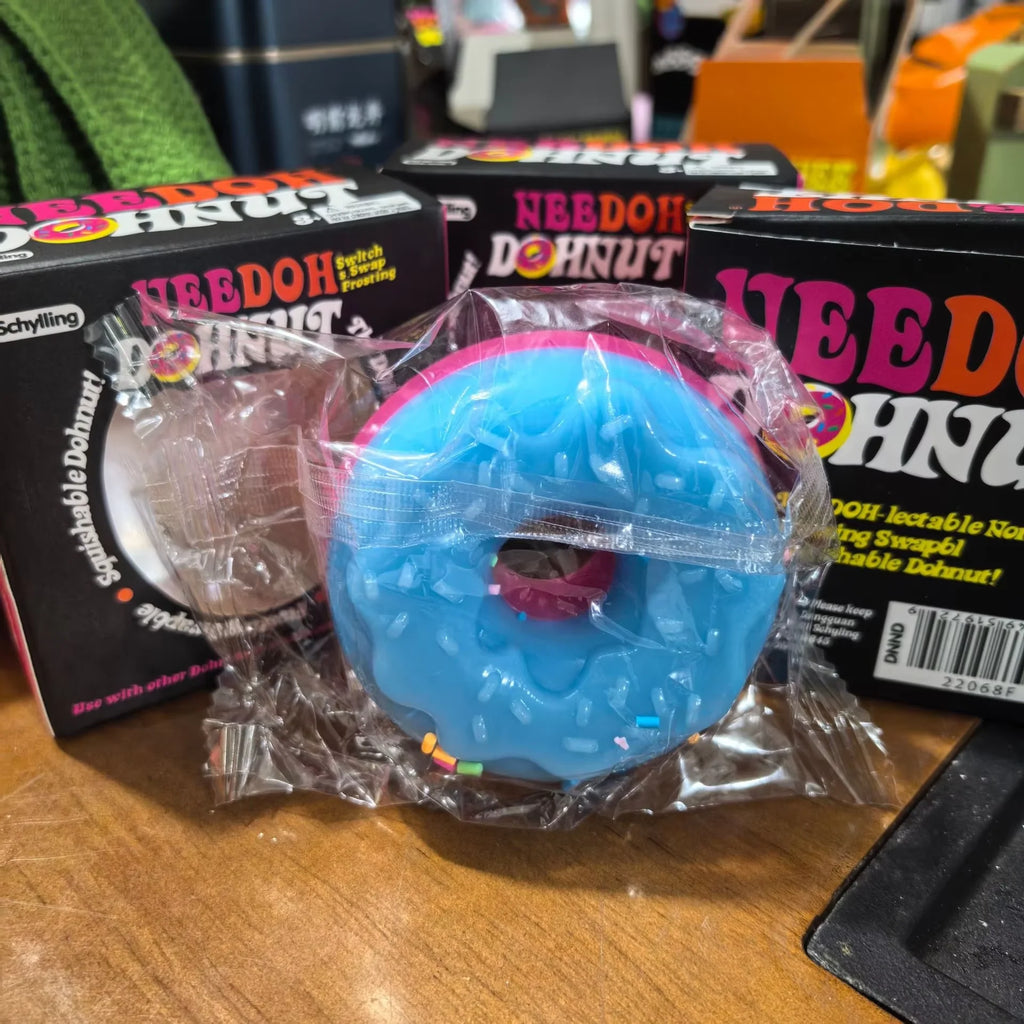 Schylling Nee Doh Nice Cube Nice-Sicle Sensory Toy, Stress Relief Squishy Squeeze Cube, Calming Fidget for ADHD & Focus