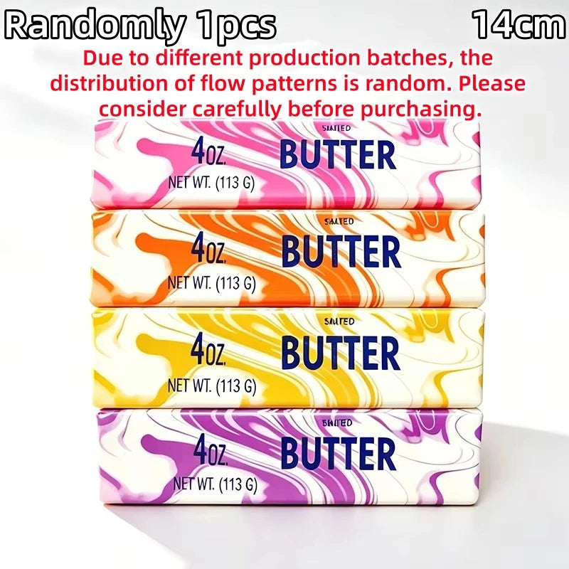G 14cm Color Butter Stick Squishy Fidget Toy – Slow Rebound Stress Relief