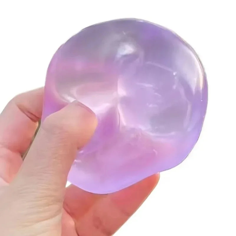 Squishy Plasticity Mochi Fidget Toys Transparency Coconut Oil Maltose Squeeze Toy Funny Anti-Stress Sensory Toy for Adults Gifts