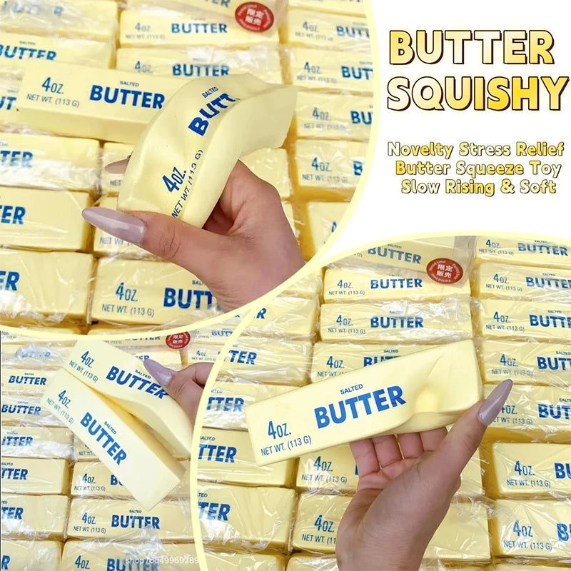 Butter Stick Squishy Fidget Toy – Slow Rebound Stress Relief