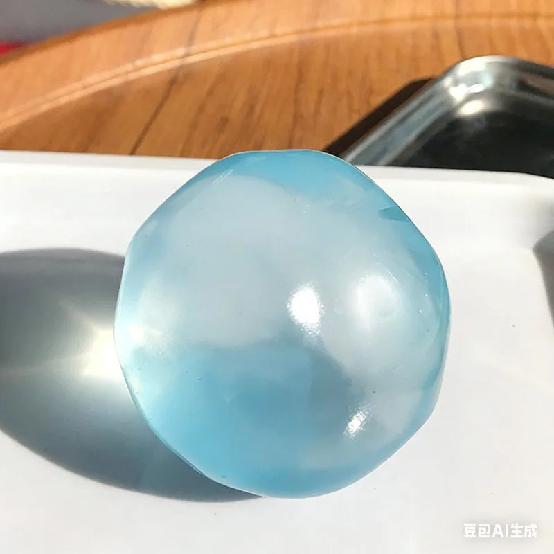 Squishy Plasticity Mochi Fidget Toys Transparency Coconut Oil Maltose Squeeze Toy Funny Anti-Stress Sensory Toy for Adults Gifts