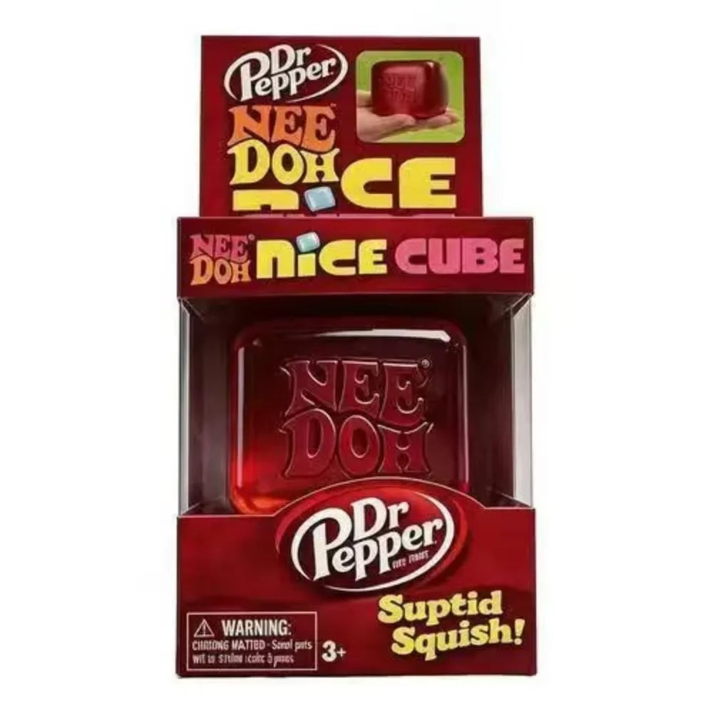 Schylling Nee Doh Nice Cube Nice-Sicle Sensory Toy, Stress Relief Squishy Squeeze Cube, Calming Fidget for ADHD & Focus