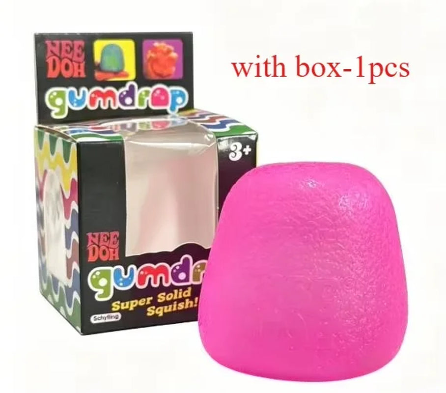 Schylling Nee Doh Nice Cube Nice-Sicle Sensory Toy, Stress Relief Squishy Squeeze Cube, Calming Fidget for ADHD & Focus