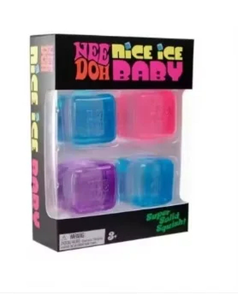 Schylling Nee Doh Nice Cube Nice-Sicle Sensory Toy, Stress Relief Squishy Squeeze Cube, Calming Fidget for ADHD & Focus